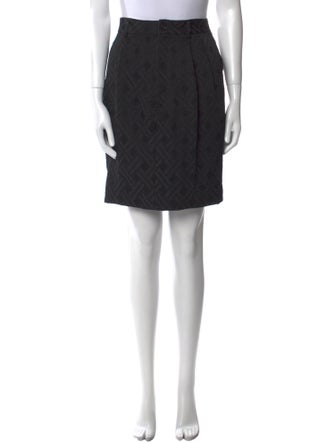 Comme des Garçons Pleated Accents Knee-Length Skirt