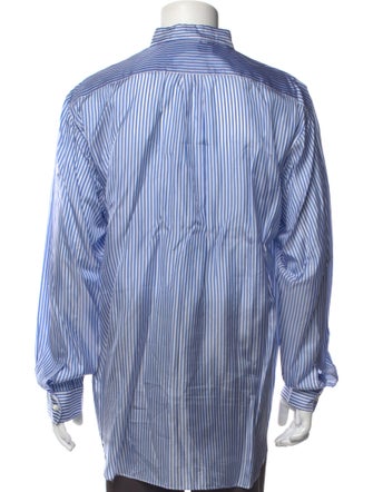 Comme des Garçons SHIRT Striped Long Sleeve Dress Shirt