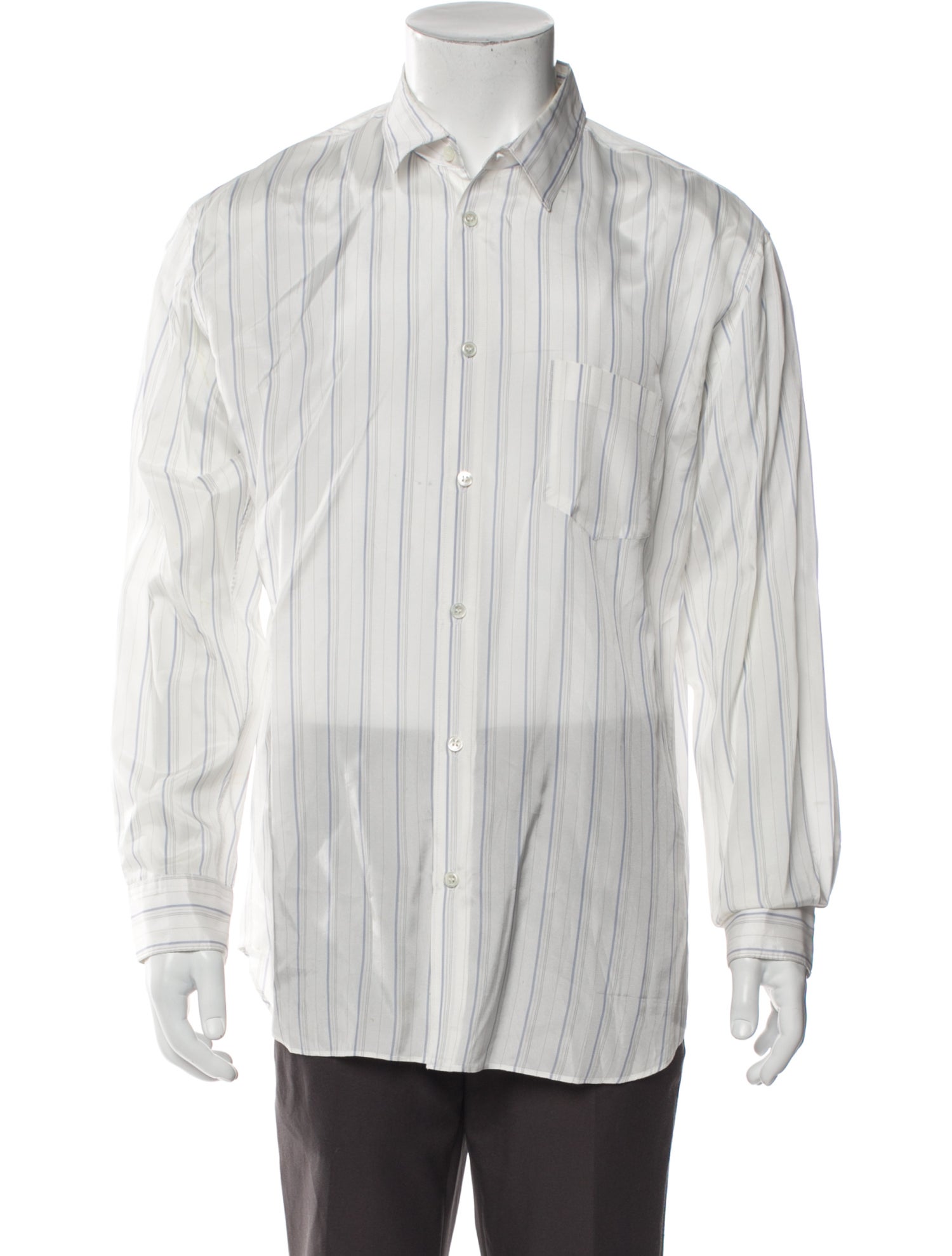 Comme des Garçons SHIRT Striped Long Sleeve Shirt