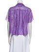 tricot COMME des GARÇONS Short Sleeve Button-Up Top