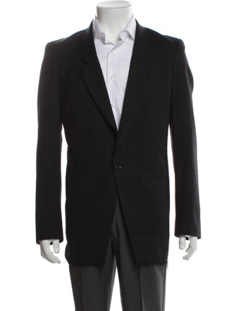 Comme des Garçons Homme Plus Wool Raw-Edge Trim Blazer