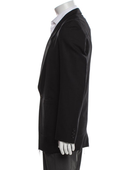 Comme des Garçons Homme Plus Wool Raw-Edge Trim Blazer