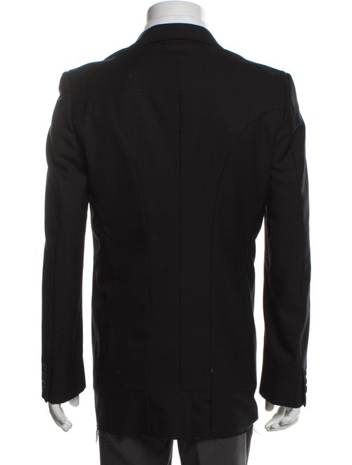Comme des Garçons Homme Plus Wool Raw-Edge Trim Blazer