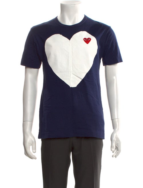 Comme des Garçons Play Graphic Print Crew Neck T-Shirt