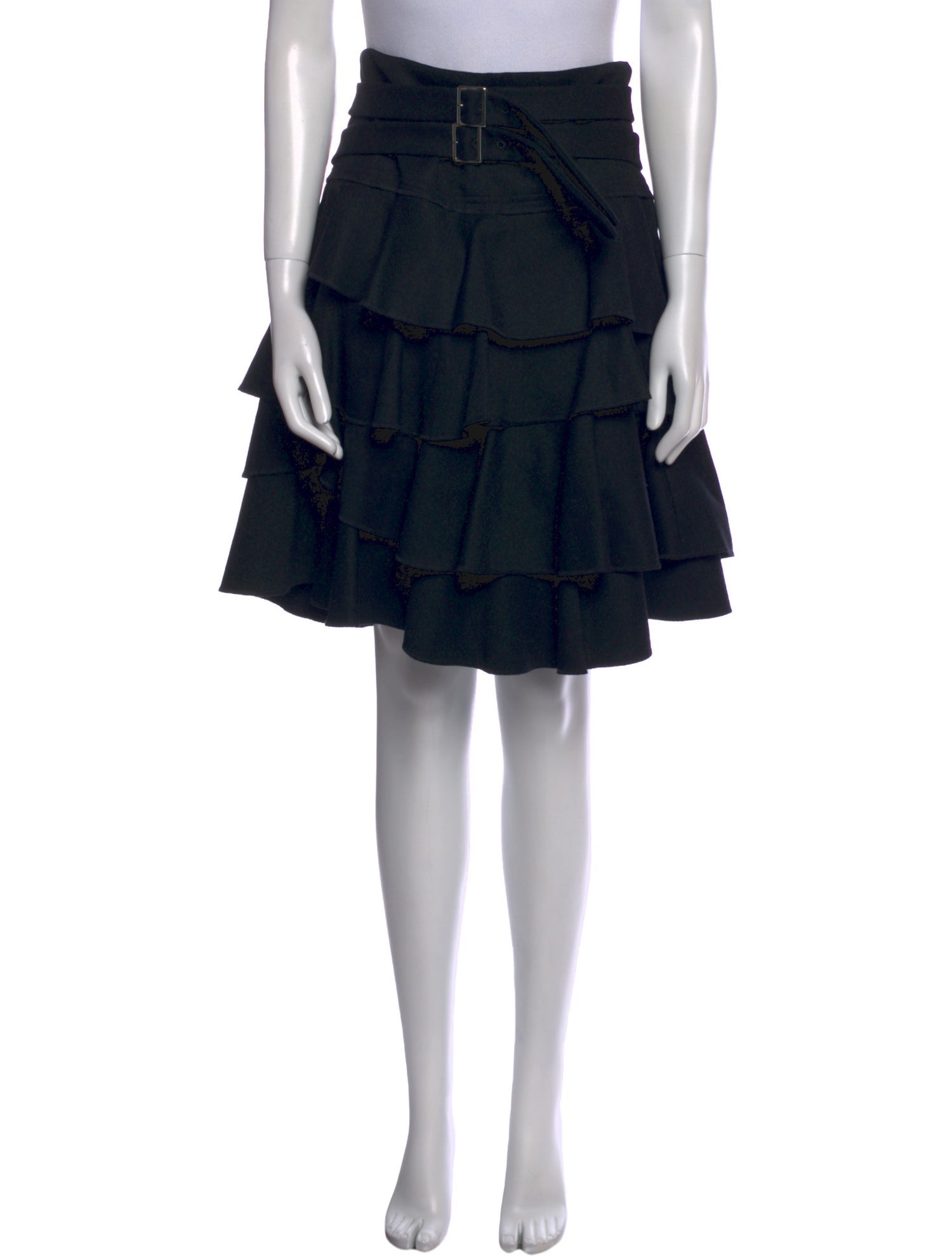 Comme des Garçons Comme des Garçons Wool Knee-Length Skirt