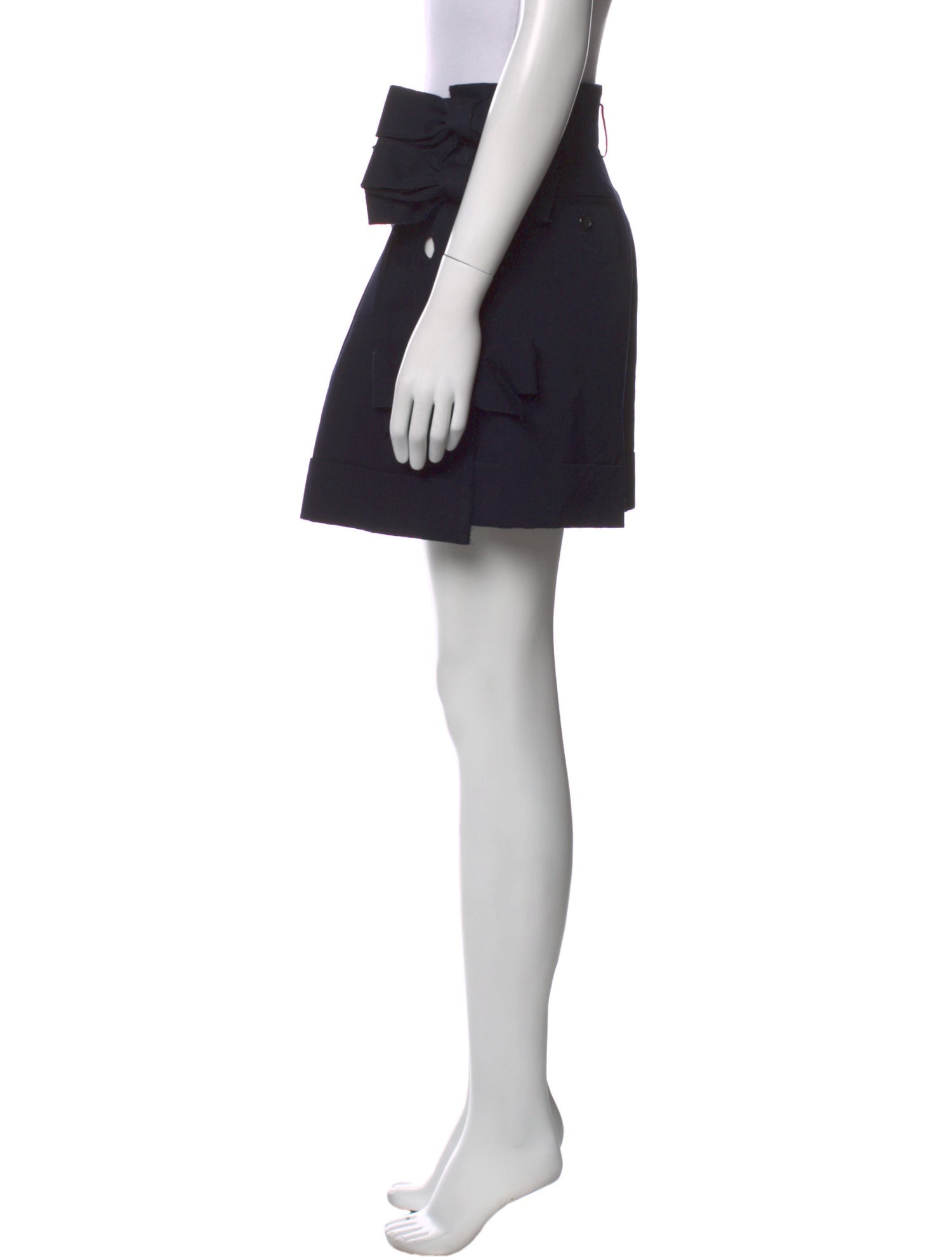 Comme des Garçons Wool Mini Shorts