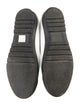 Comme des Garçons Leather Colorblock Pattern Sneakers