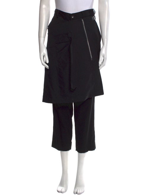 BLACK Comme des Garçons Wool Straight Leg Pants