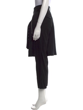 BLACK Comme des Garçons Wool Straight Leg Pants