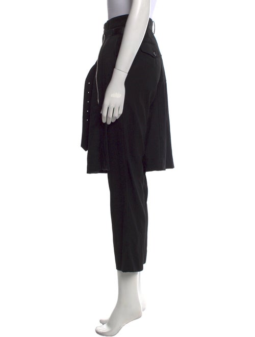 BLACK Comme des Garçons Wool Straight Leg Pants