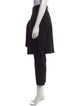 BLACK Comme des Garçons Wool Straight Leg Pants