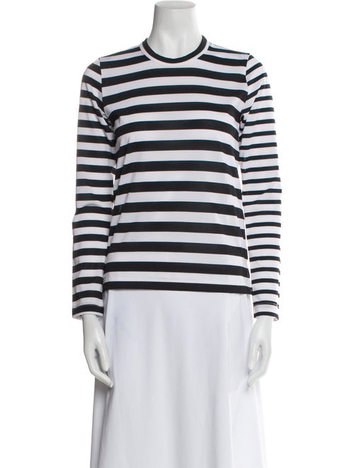 Comme des Garçons Striped Crew Neck Top