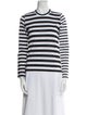 Comme des Garçons Striped Crew Neck Top