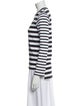 Comme des Garçons Striped Crew Neck Top