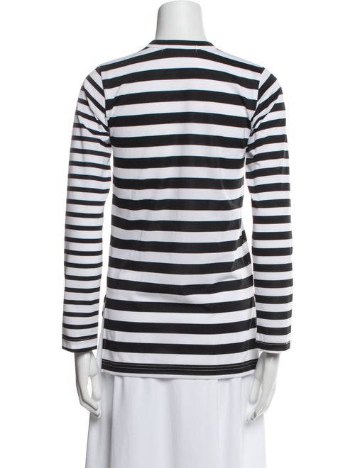 Comme des Garçons Striped Crew Neck Top