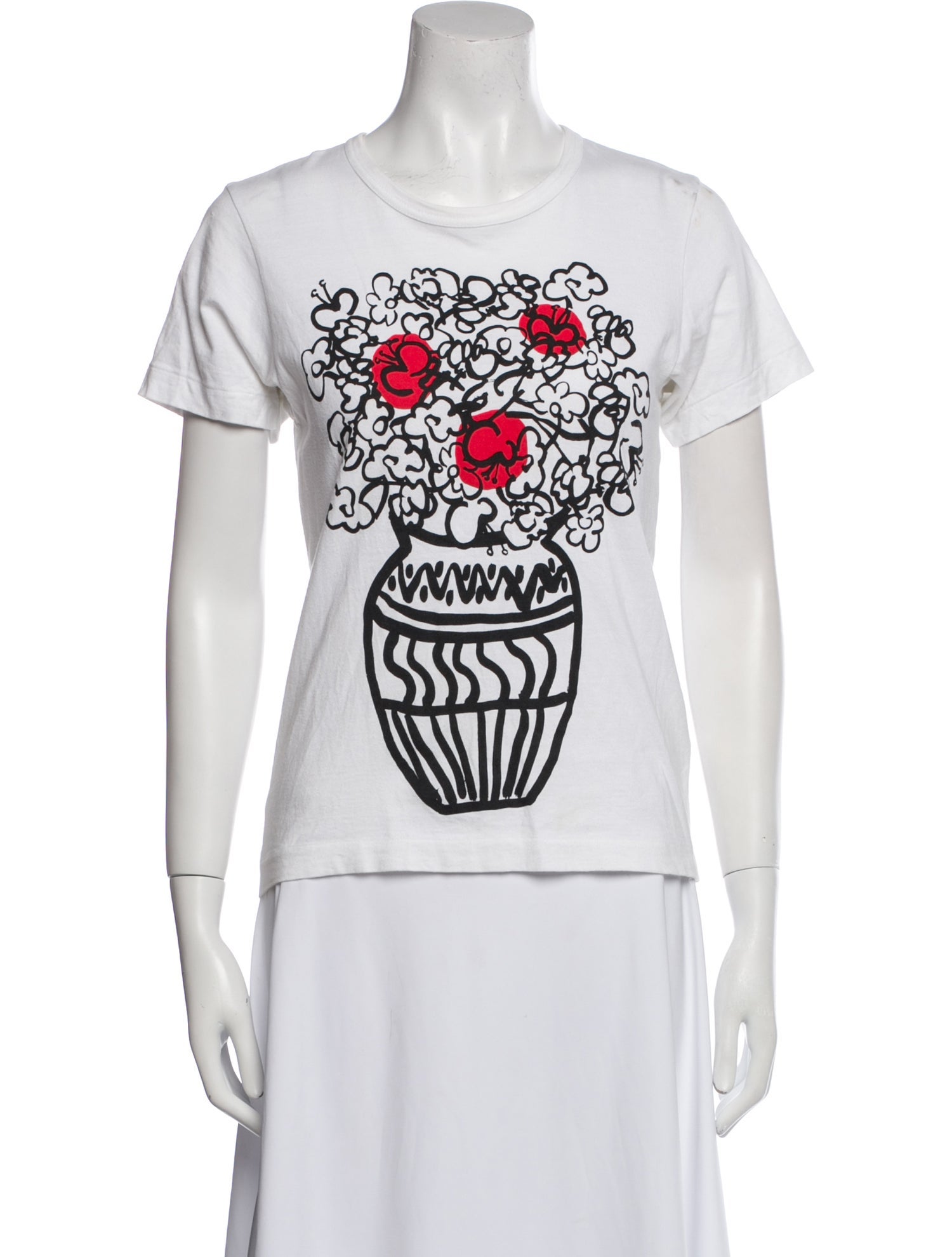 Comme des Garçons Graphic Print Crew Neck T-Shirt