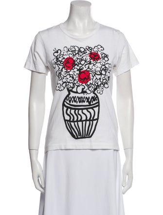 Comme des Garçons Graphic Print Crew Neck T-Shirt