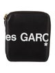 Comme des Garçons Leather Graphic Print Compact Wallet