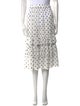 Comme des Garçons Polka Dot Print Knee-Length Skirt