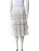Comme des Garçons Polka Dot Print Knee-Length Skirt