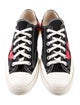 Comme des Garçons Canvas Printed Sneakers