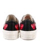 Comme des Garçons Canvas Printed Sneakers