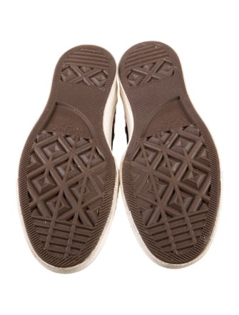 Comme des Garçons Canvas Printed Sneakers