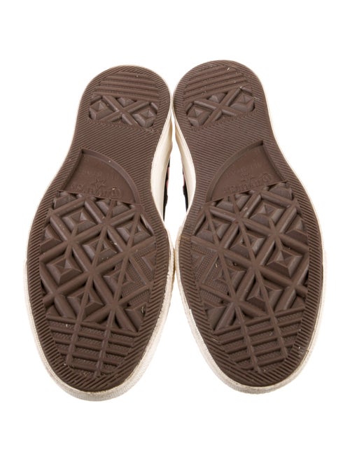 Comme des Garçons Canvas Printed Sneakers