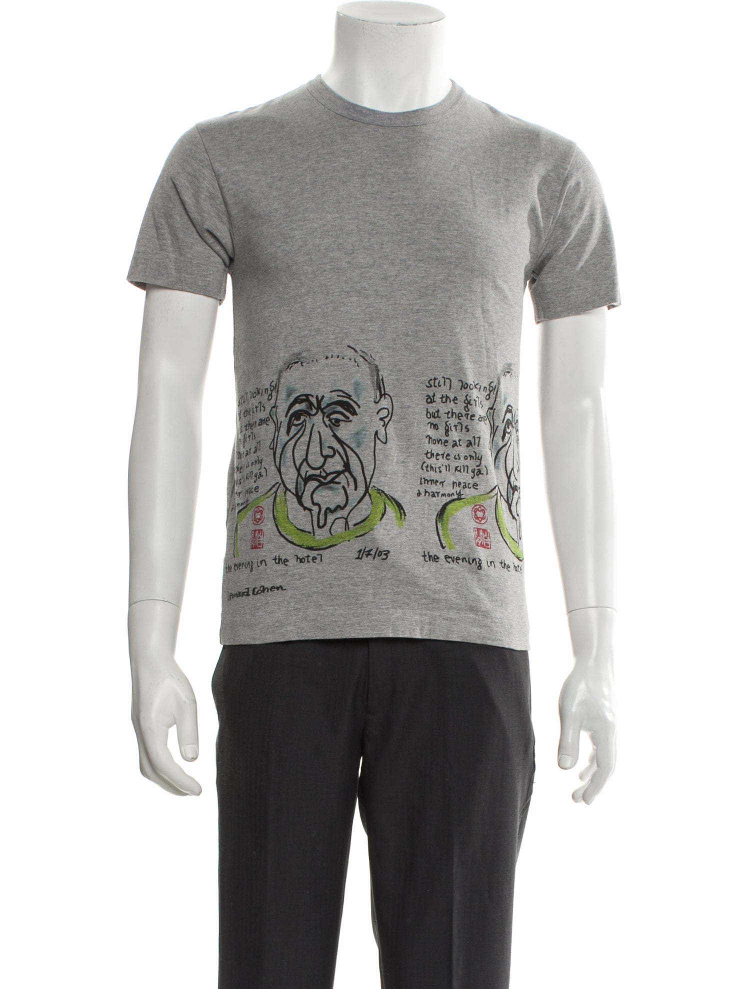 Comme des Garçons Graphic Print Crew Neck T-Shirt