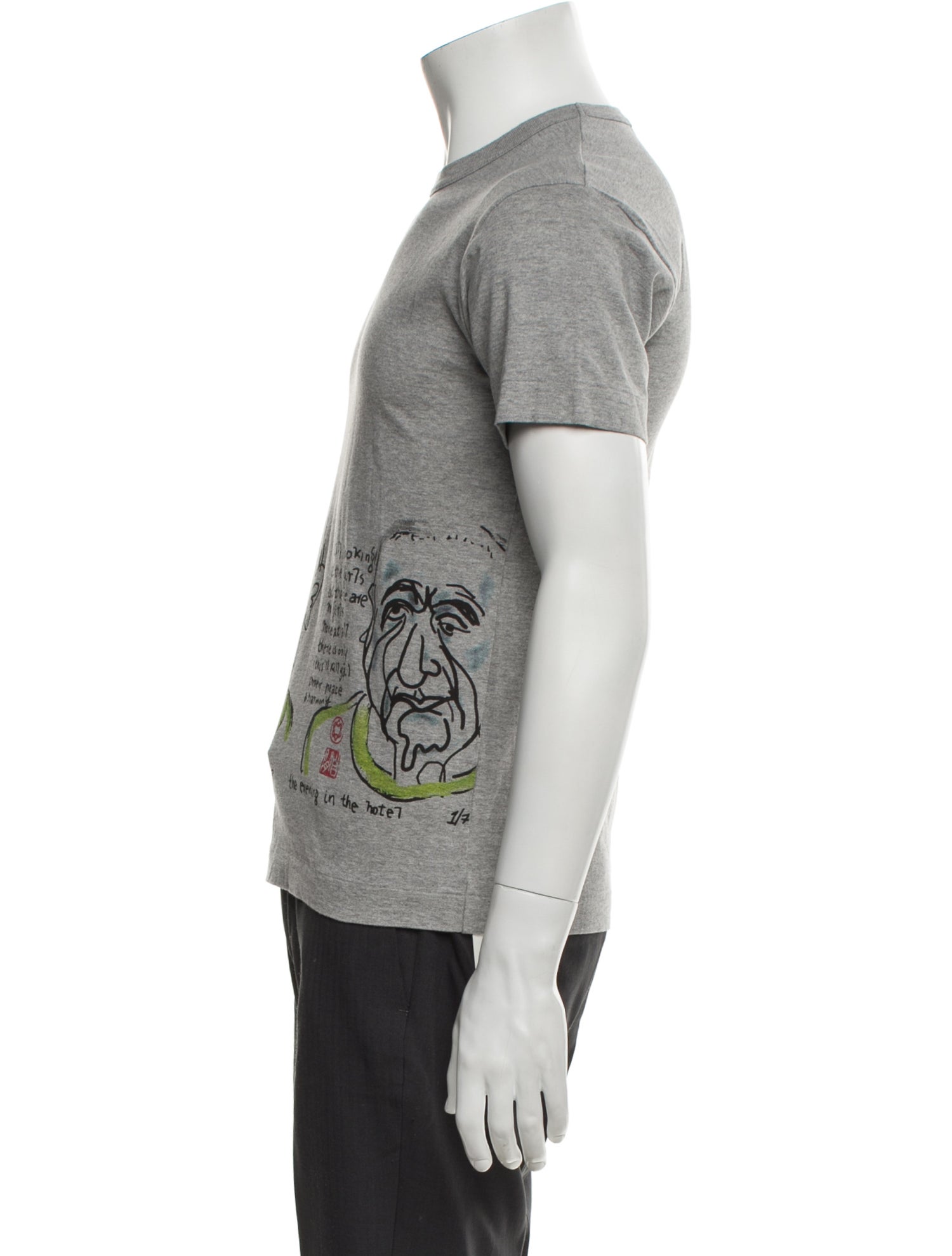 Comme des Garçons Graphic Print Crew Neck T-Shirt