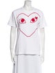 Comme des Garçons Graphic Print Crew Neck T-Shirt