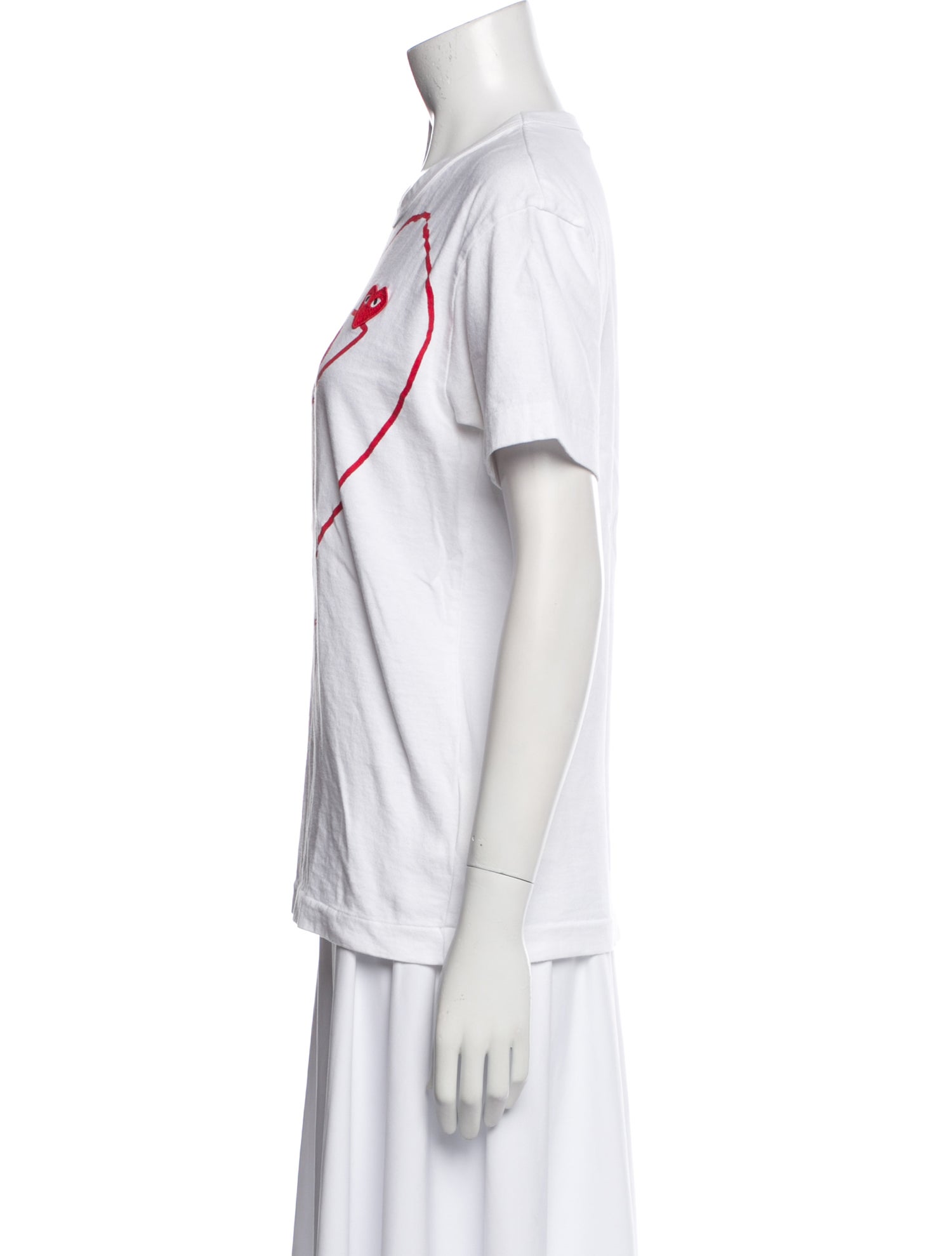 Comme des Garçons Graphic Print Crew Neck T-Shirt