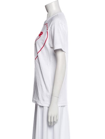 Comme des Garçons Graphic Print Crew Neck T-Shirt