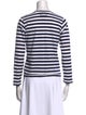 Comme des Garçons Comme des Garçons Striped Crew Neck Top