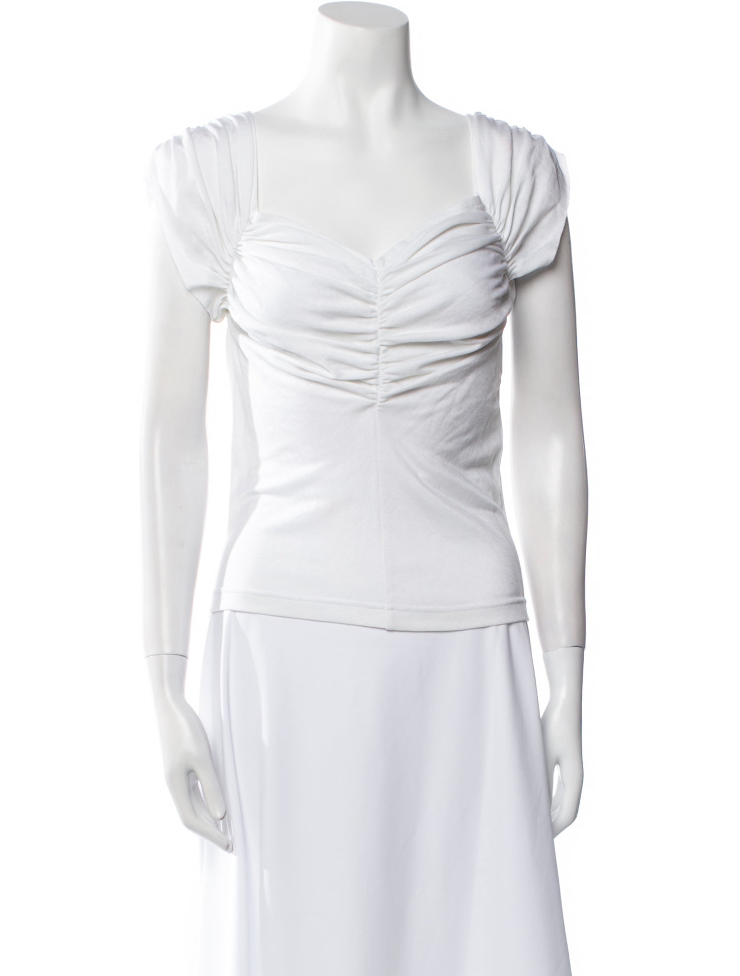 Comme des Garçons V-Neck Sleeveless Top