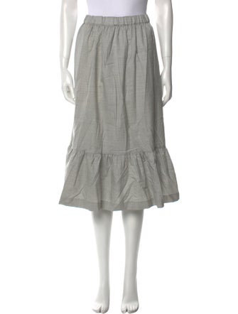 Comme des Garçons Wool Midi Length Skirt