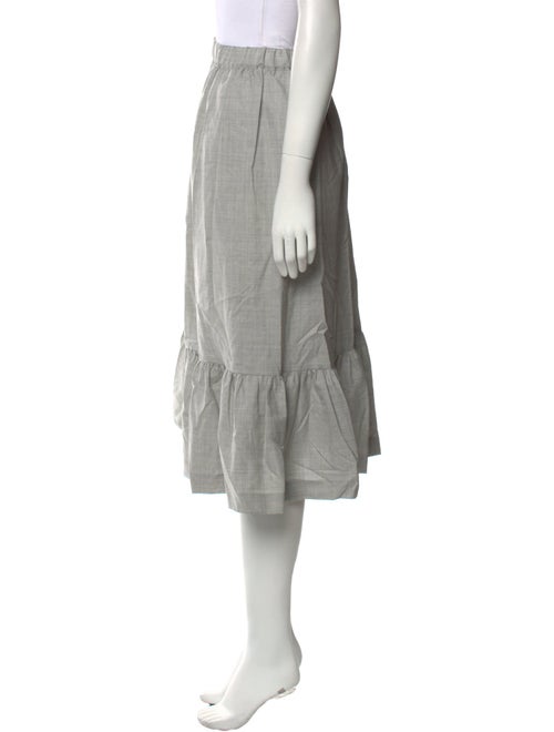 Comme des Garçons Wool Midi Length Skirt