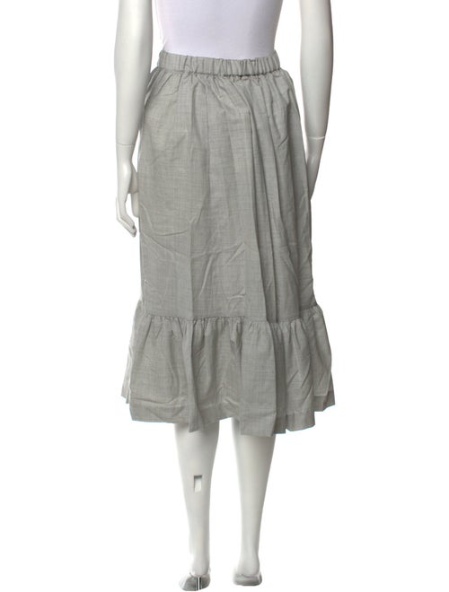Comme des Garçons Wool Midi Length Skirt