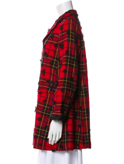 Comme des Garçons Wool Plaid Print Blazer