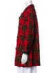 Comme des Garçons Wool Plaid Print Blazer
