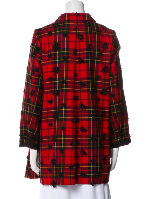 Comme des Garçons Wool Plaid Print Blazer