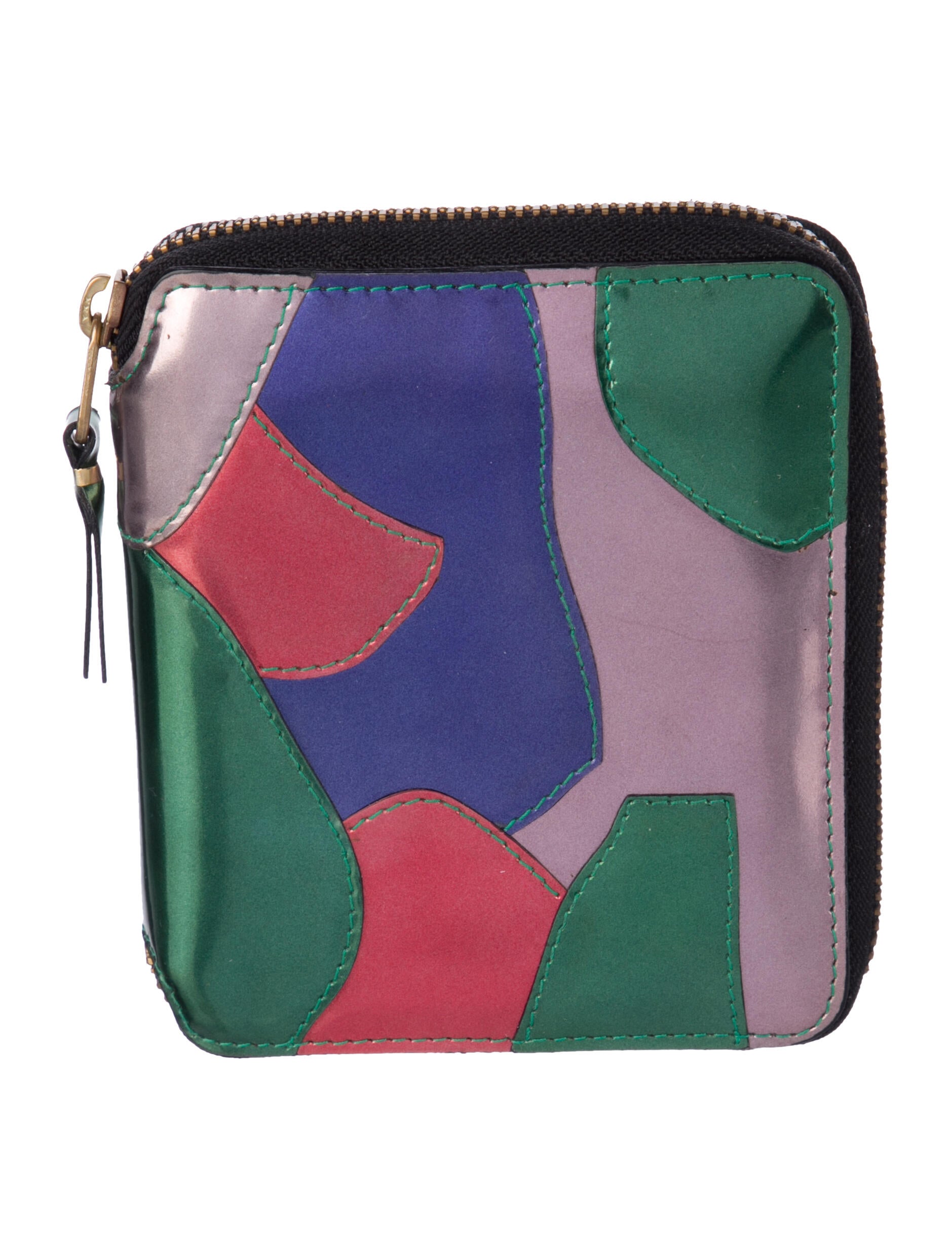 Comme des Garçons Leather Printed Wallet