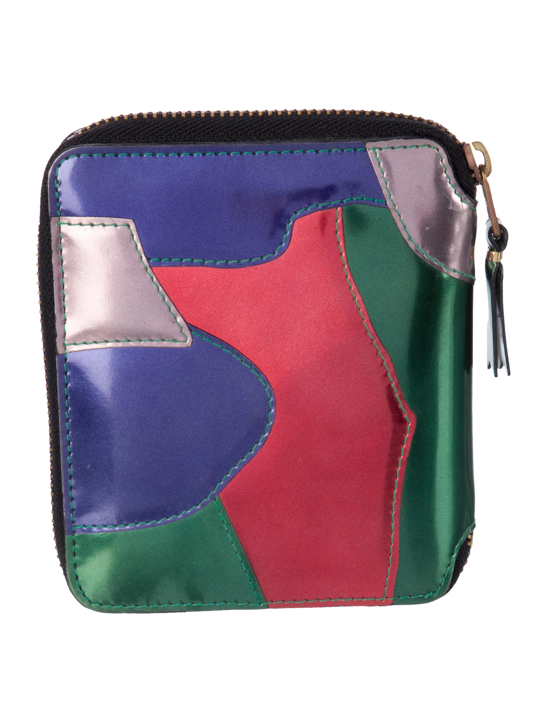 Comme des Garçons Leather Printed Wallet