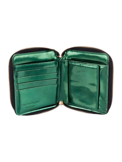 Comme des Garçons Leather Printed Wallet