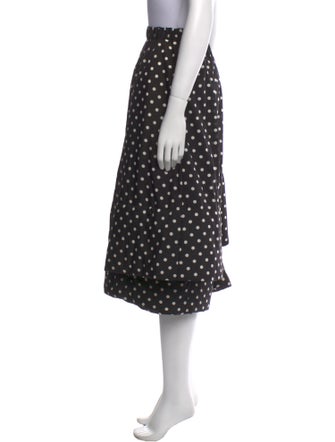 Comme des Garçons Polka Dot Print Wide Leg Pants