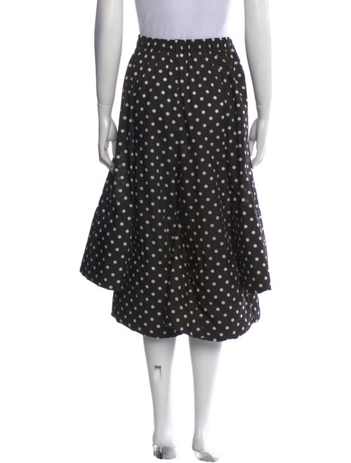 Comme des Garçons Polka Dot Print Wide Leg Pants