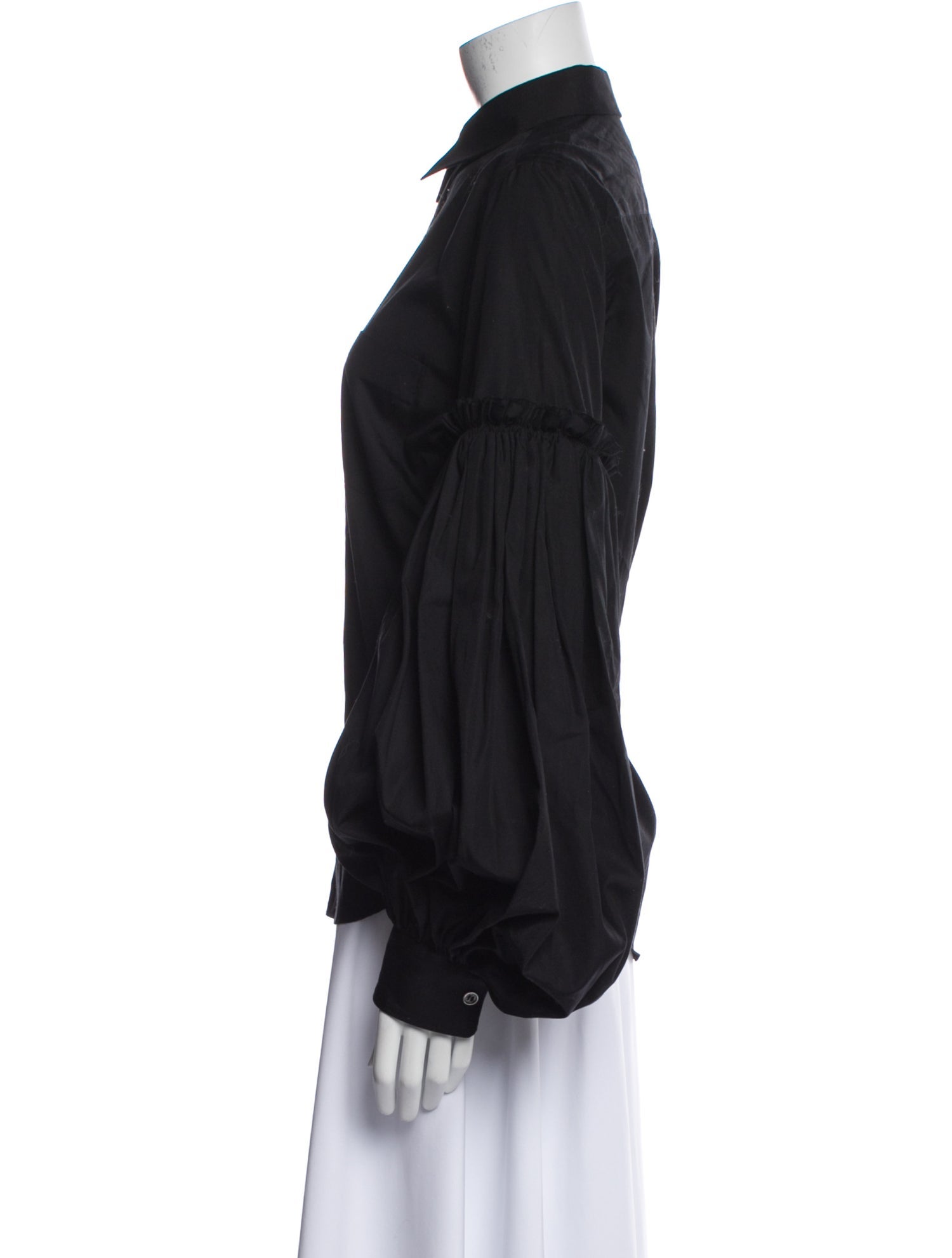 Comme des Garçons Long Sleeve Button-Up Top