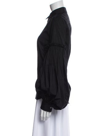 Comme des Garçons Long Sleeve Button-Up Top