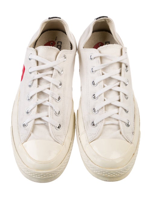 Comme des Garçons Canvas Graphic Print Sneakers