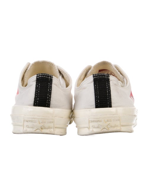 Comme des Garçons Canvas Graphic Print Sneakers